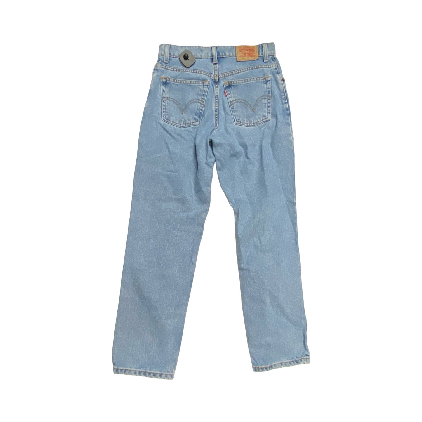 Jeans Straight By Levis In Blue Denim, Size:8