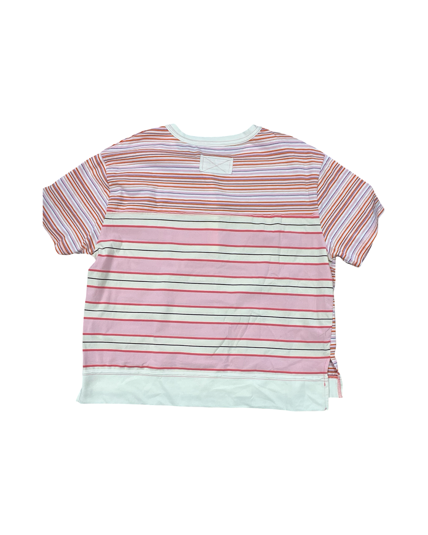 Top Ss By Hem & Thread In Cream & Pink, Size:S