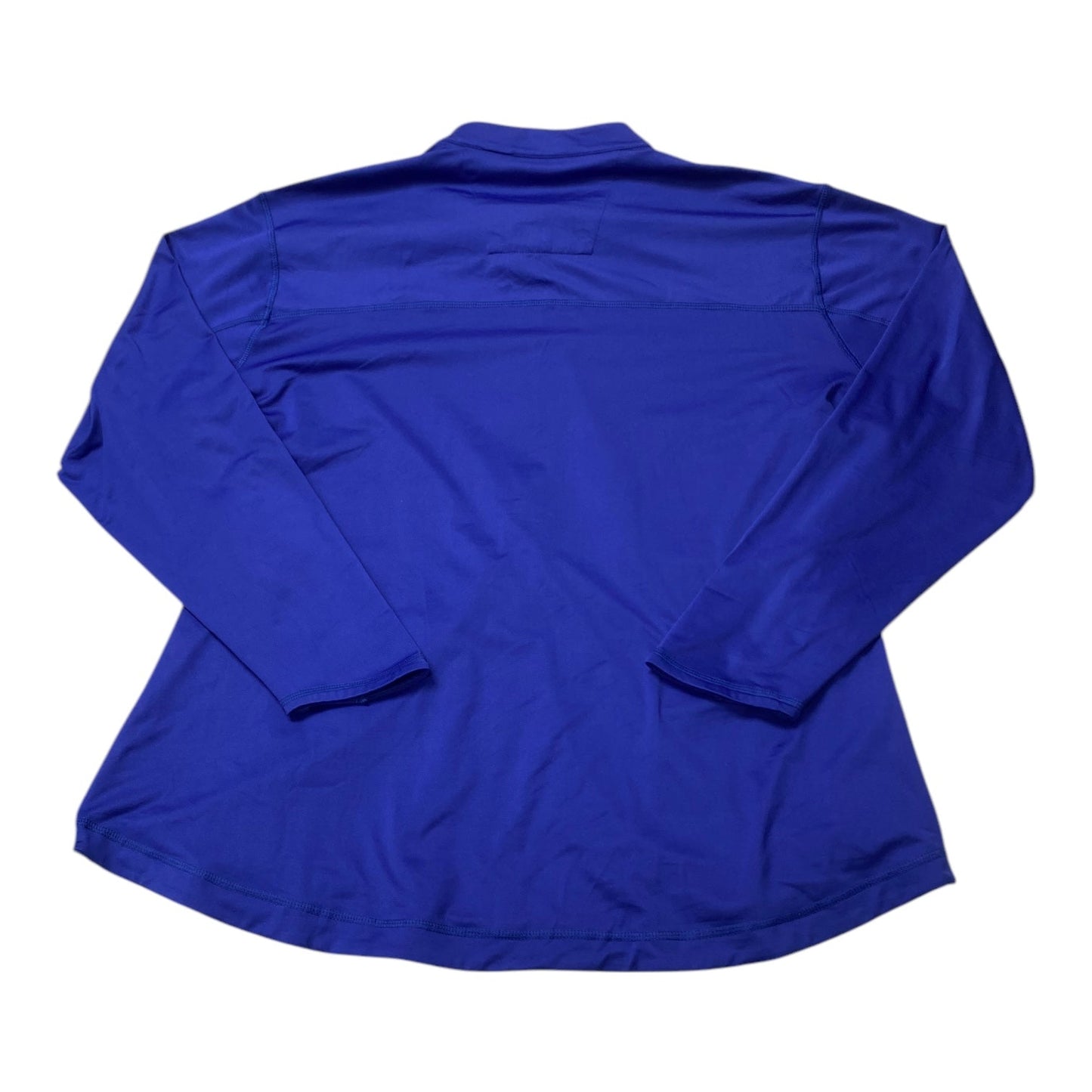 Athletic Top Ls Collar By LOPEZ In Blue, Size:1X