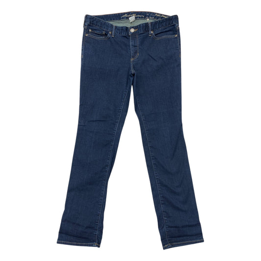 Jeans Straight By Eddie Bauer In Blue Denim, Size:10P