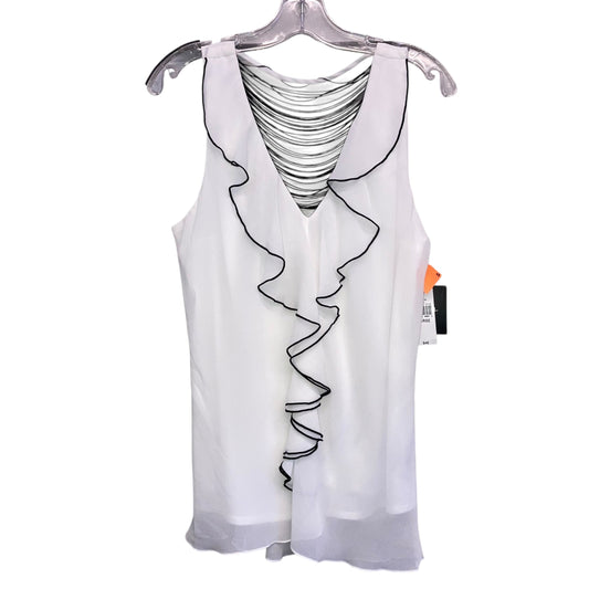 Top Sleeveless By By & By In White, Size:L