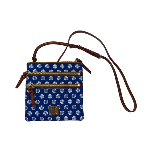 Crossbody Designer By Dooney And Bourke In Blue, Size:Small