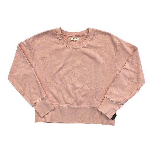 Sweatshirt Crewneck By Madewell In Pink, Size:M