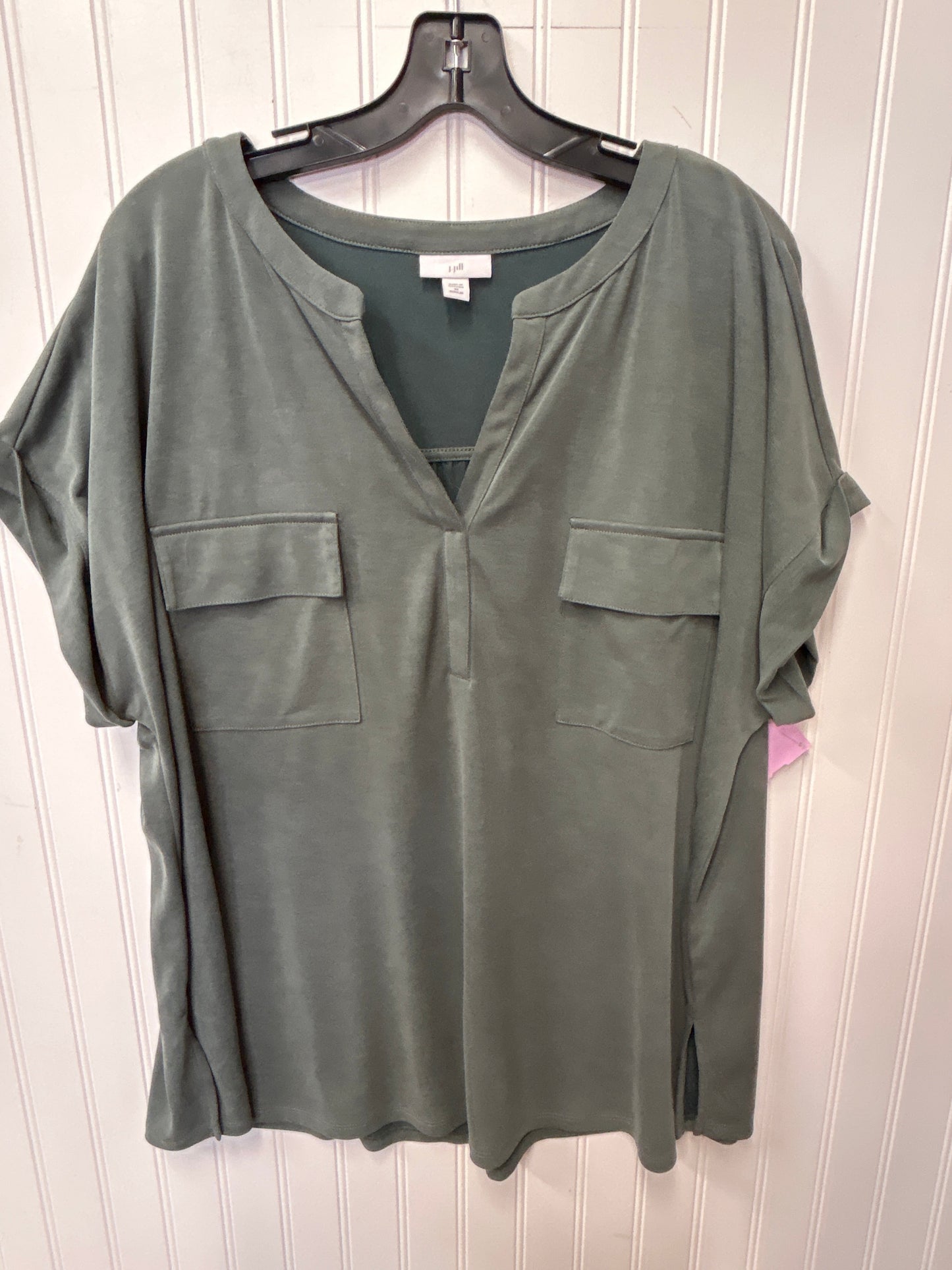 Top Ss By J. Jill In Grey, Size:2X