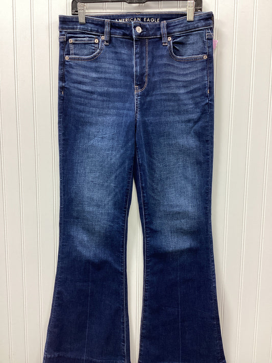 Jeans Flared By American Eagle In Blue Denim, Size:10