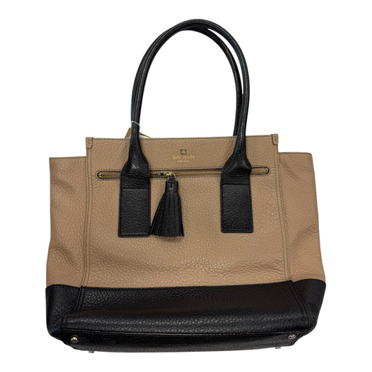 Handbag Designer By Kate Spade In Tan, Size:Large