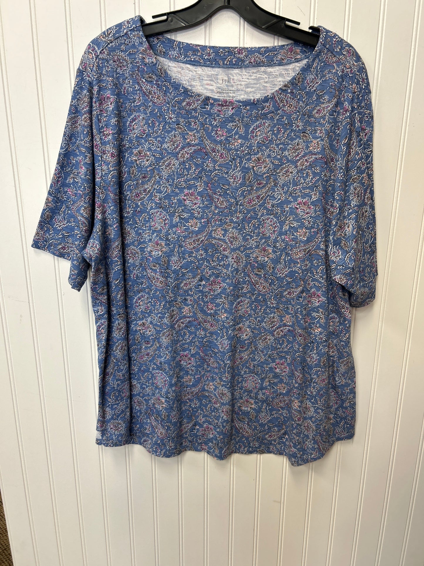 Top Ss By J. Jill In Blue, Size:2X