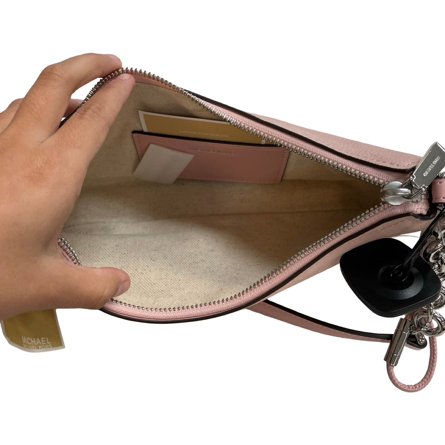 Handbag Designer By Michael Kors In Pink, Size:Medium