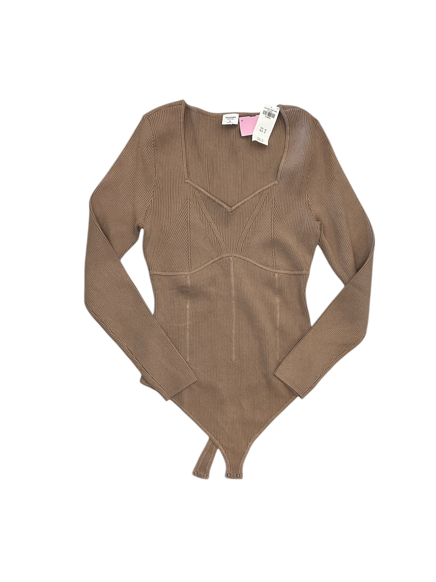 Top Ls By Abercrombie And Fitch In Brown, Size:Xl