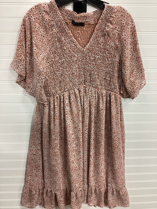 Dress Casual Short By Cmc In Pink, Size:1X