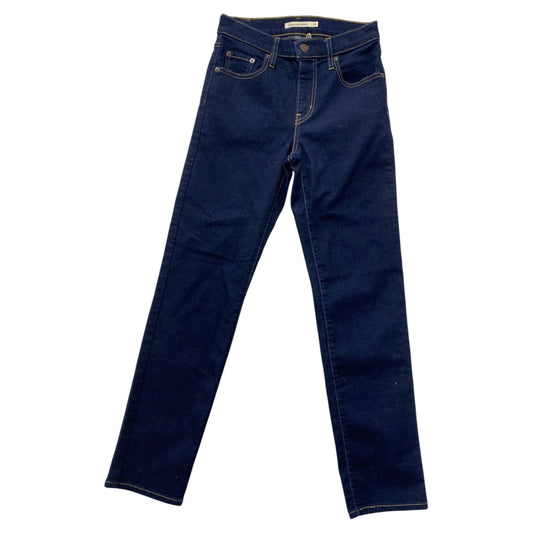 Jeans Straight By Levis In Blue, Size:2
