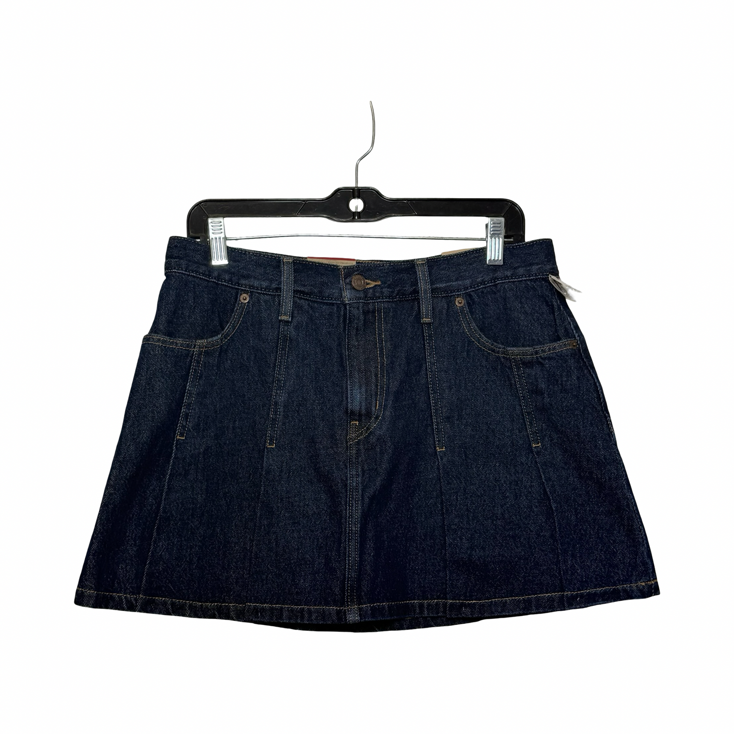 Skirt Mini & Short By Levis In Blue Denim, Size: 8