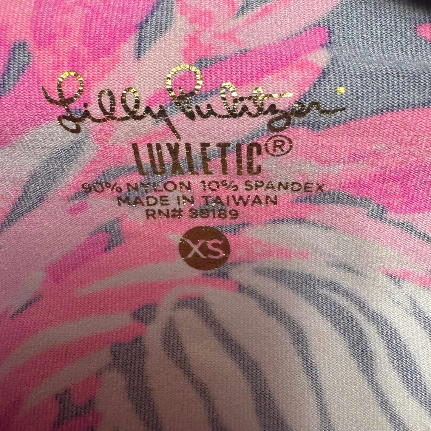 Kapri Athletic Jacket Designer By Lilly Pulitzer In Pink & Purple, Size: Xs