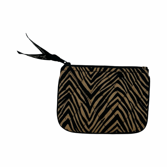 Coin Purse By Vera Bradley In Black & Brown, Size:Small
