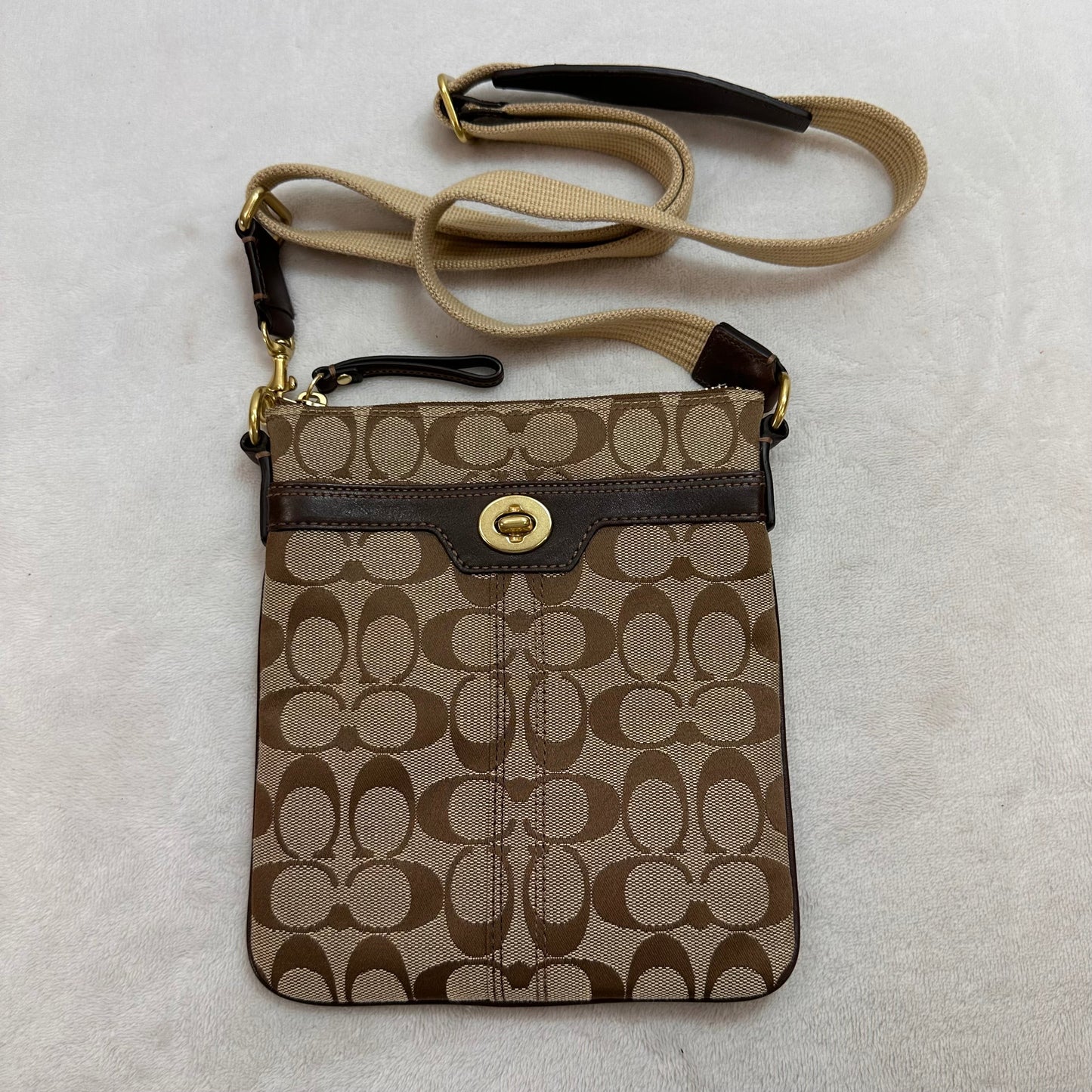 Crossbody Designer By Coach, Size: Small