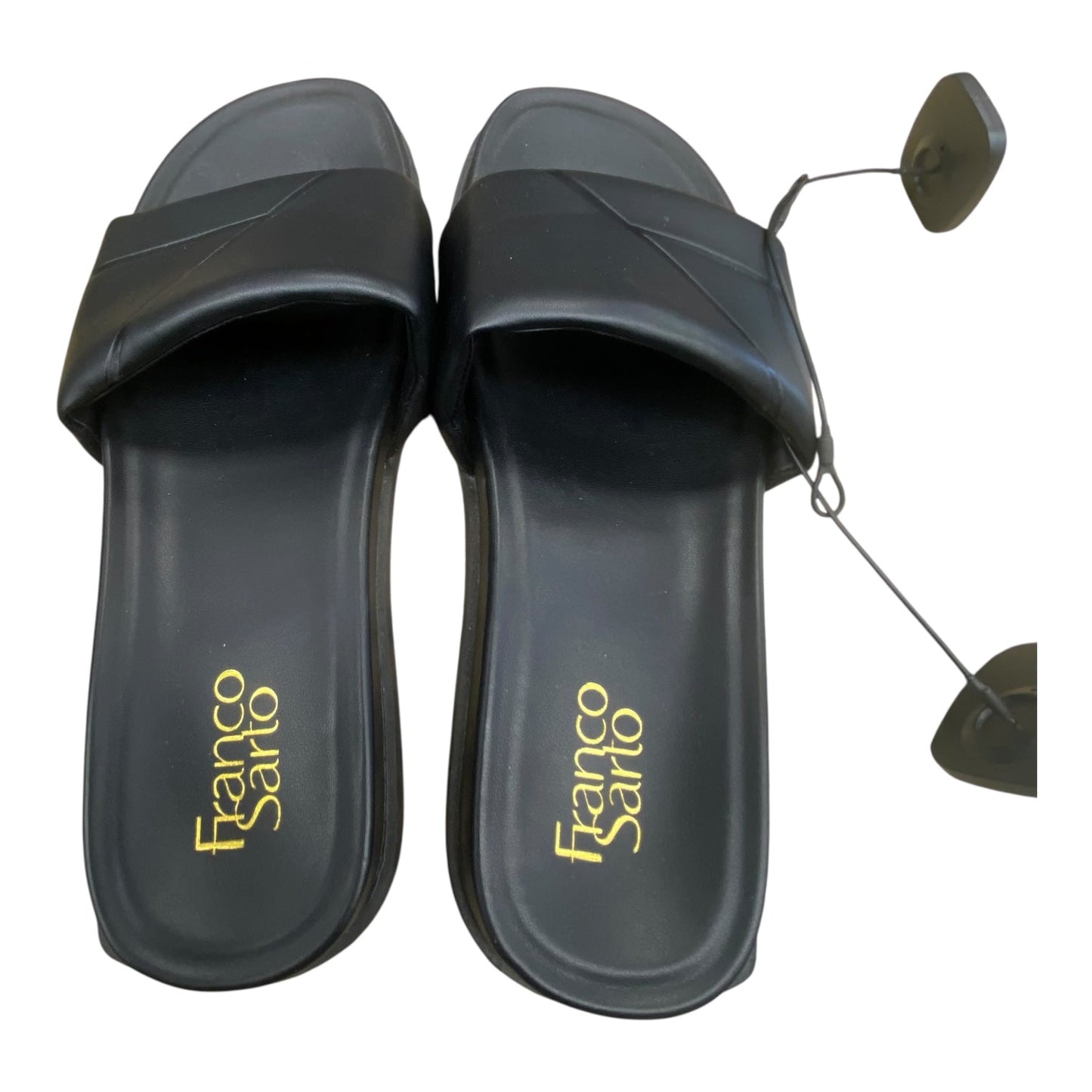 Sandals Flats By Franco Sarto In Black, Size:9.5