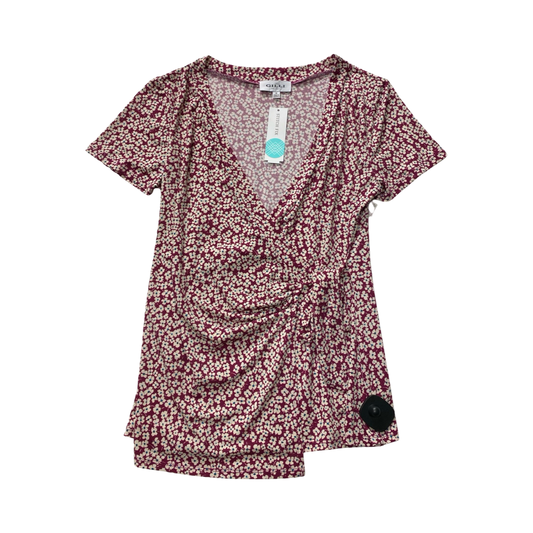 Top Ss By Gilli In Floral Print, Size:M