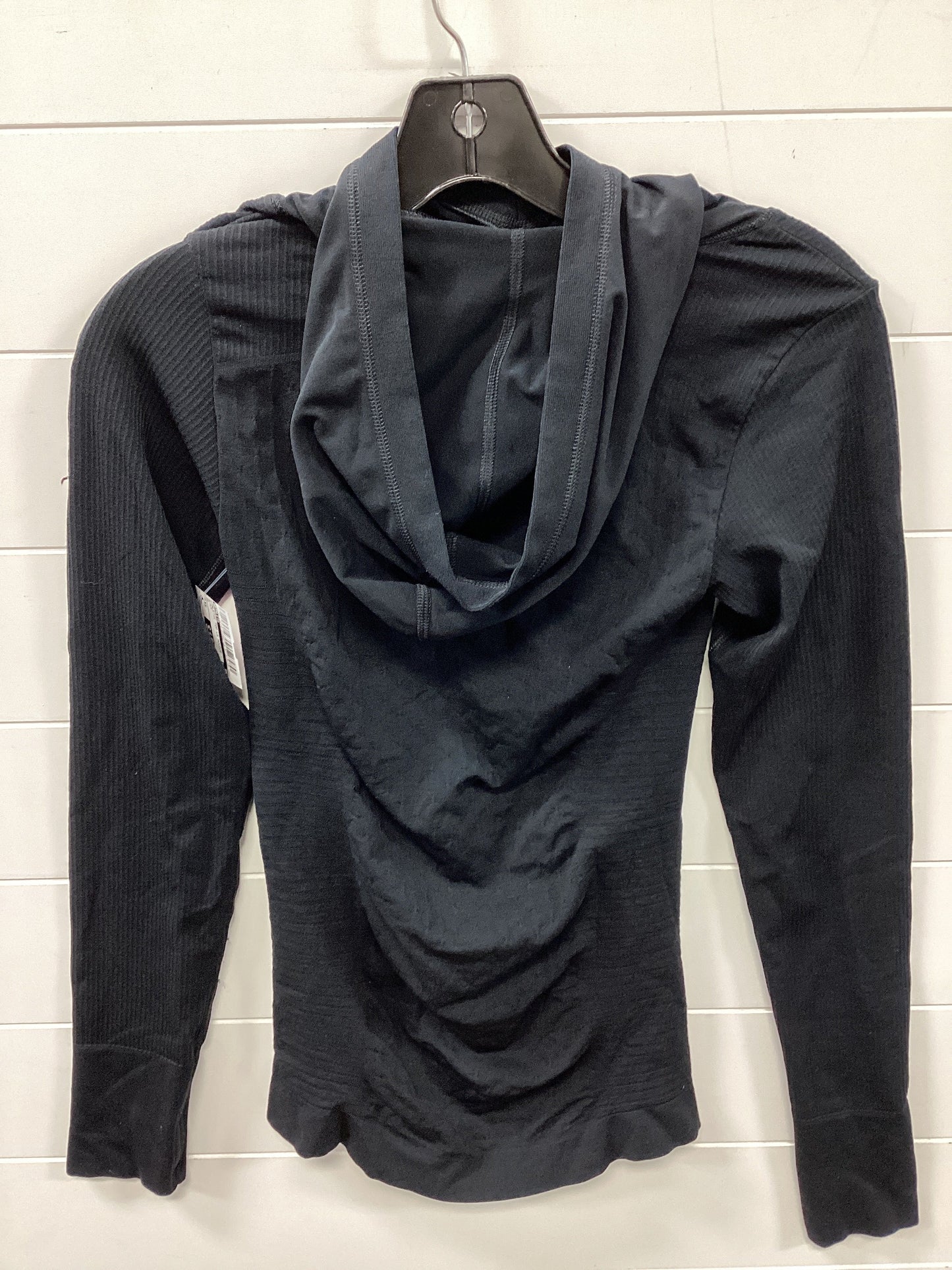 Athletic Top Ls Hoodie By Athleta In Black, Size:Xs
