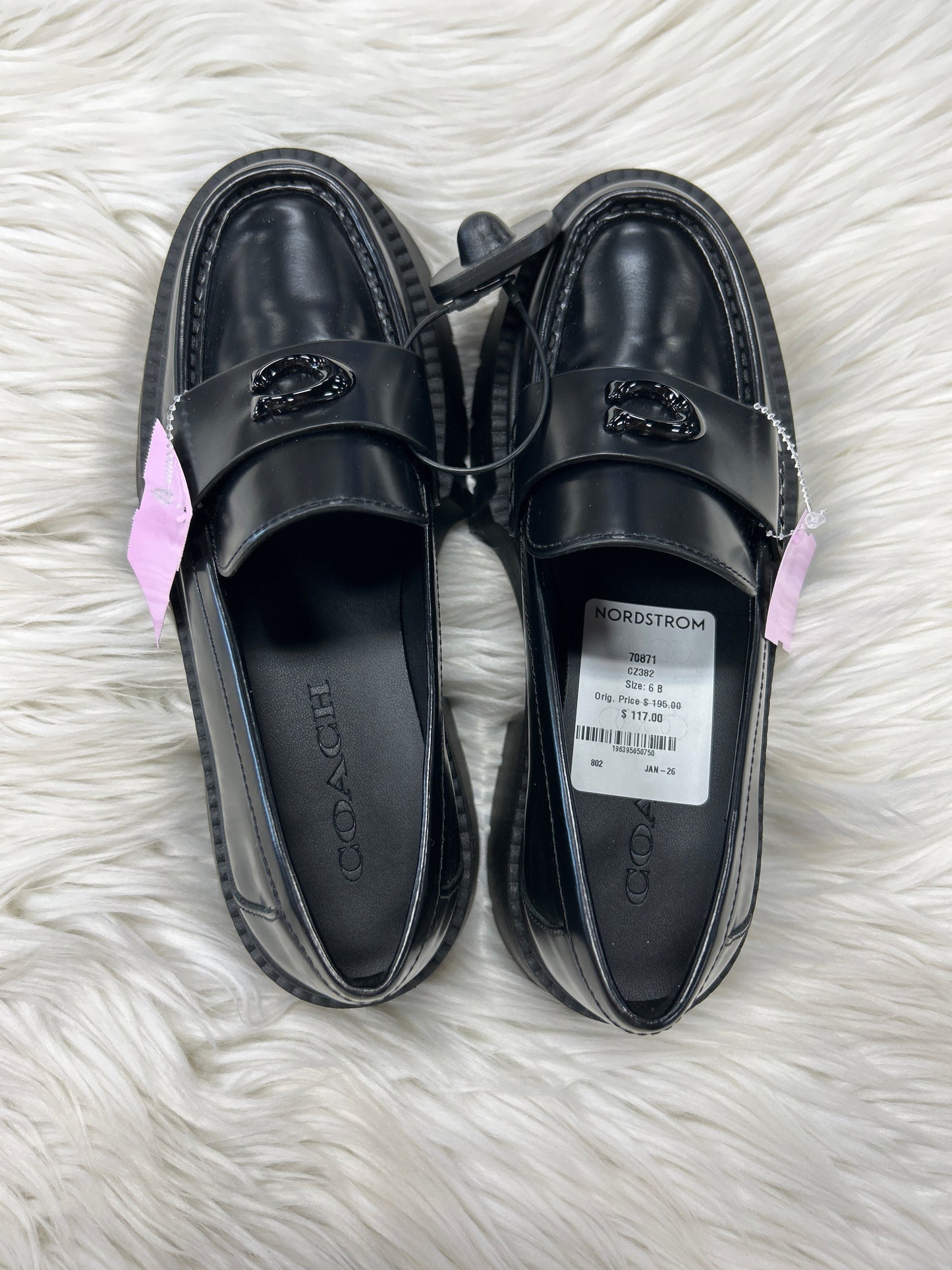 Shoes Designer By Coach In Black, Size:6
