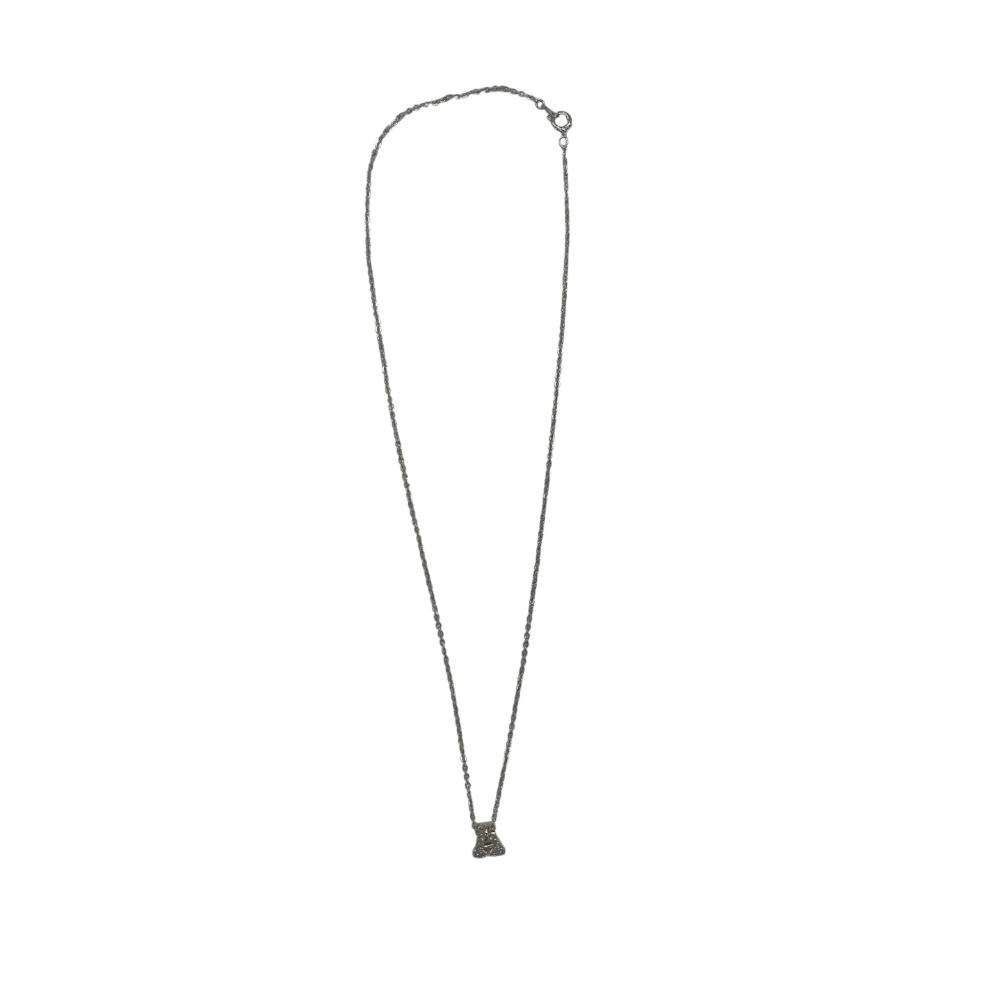 Necklace Charm By Clothes Mentor In Silver