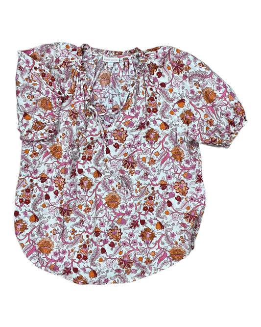Top Ss By Knox Rose In Orange & Pink, Size:L