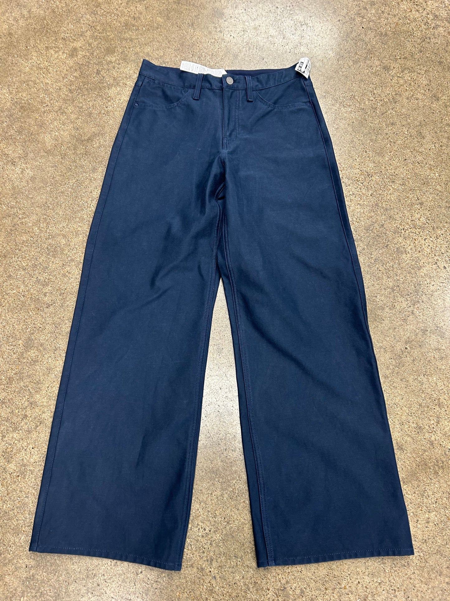 Pants Wide Leg By Lululemon In Navy, Size:4
