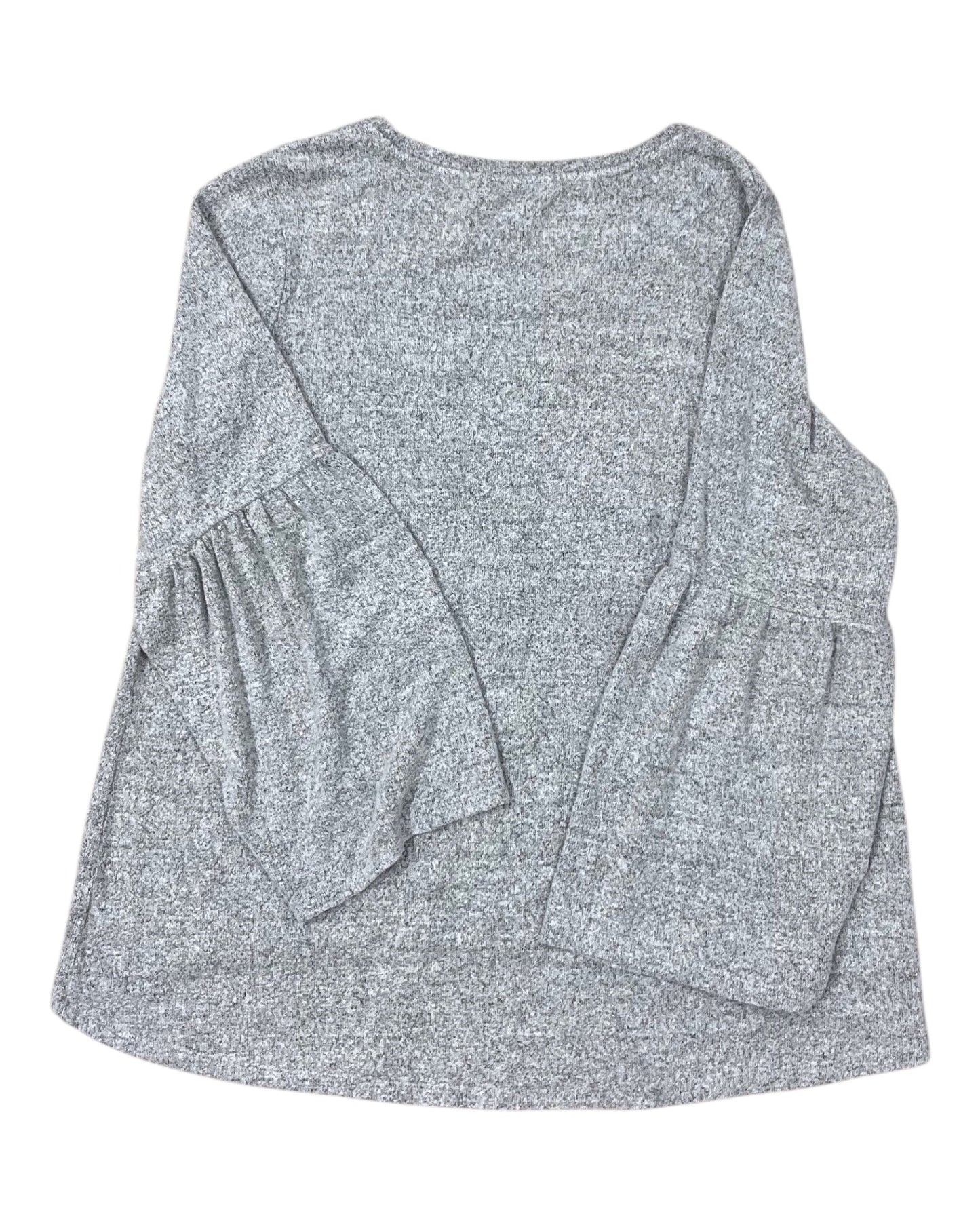 Top Ls By Simply Vera In Grey, Size:1X