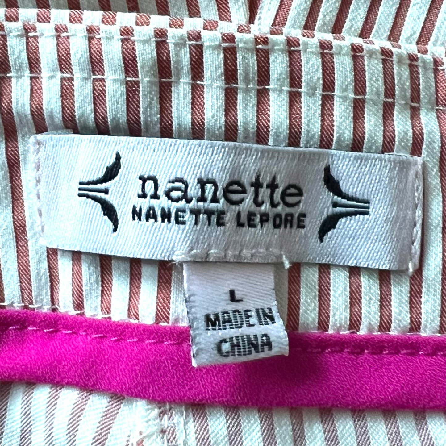 Pants Cropped By Nanette Lepore In Striped Pattern, Size: 12