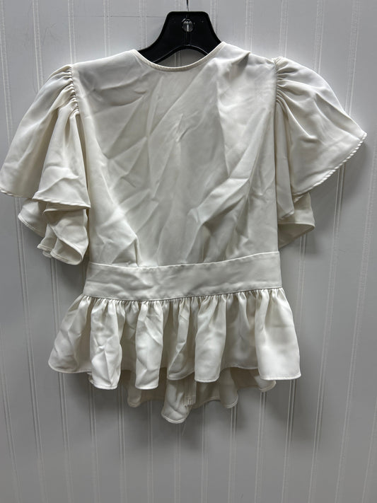 Blouse Ss By Express In Cream, Size:Xs