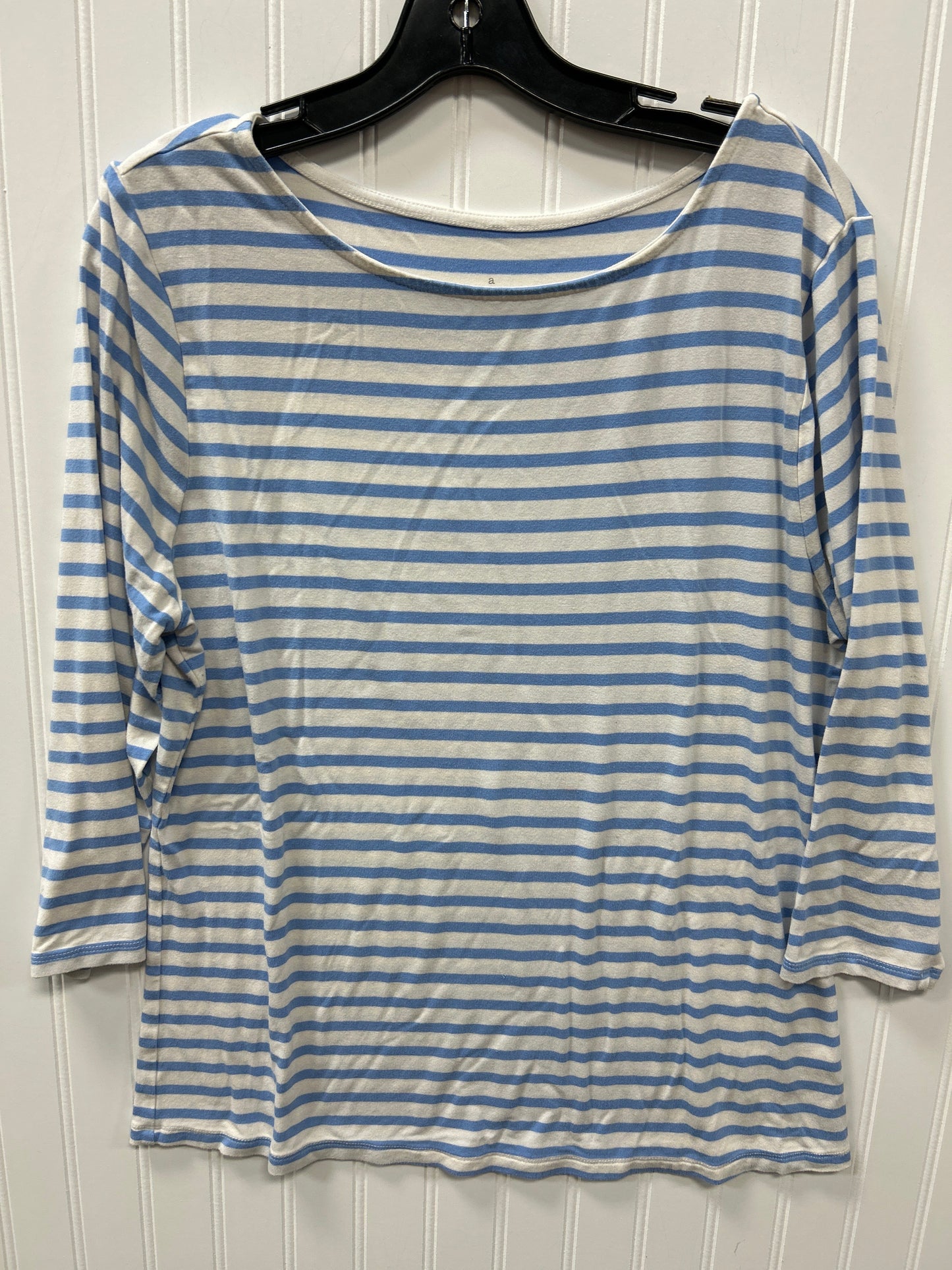 Top Ls By A New Day In Blue & White, Size:Xl