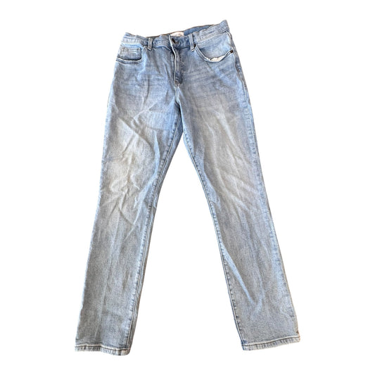 Jeans Straight By OLIVER LOGAN  In Blue Denim, Size:4