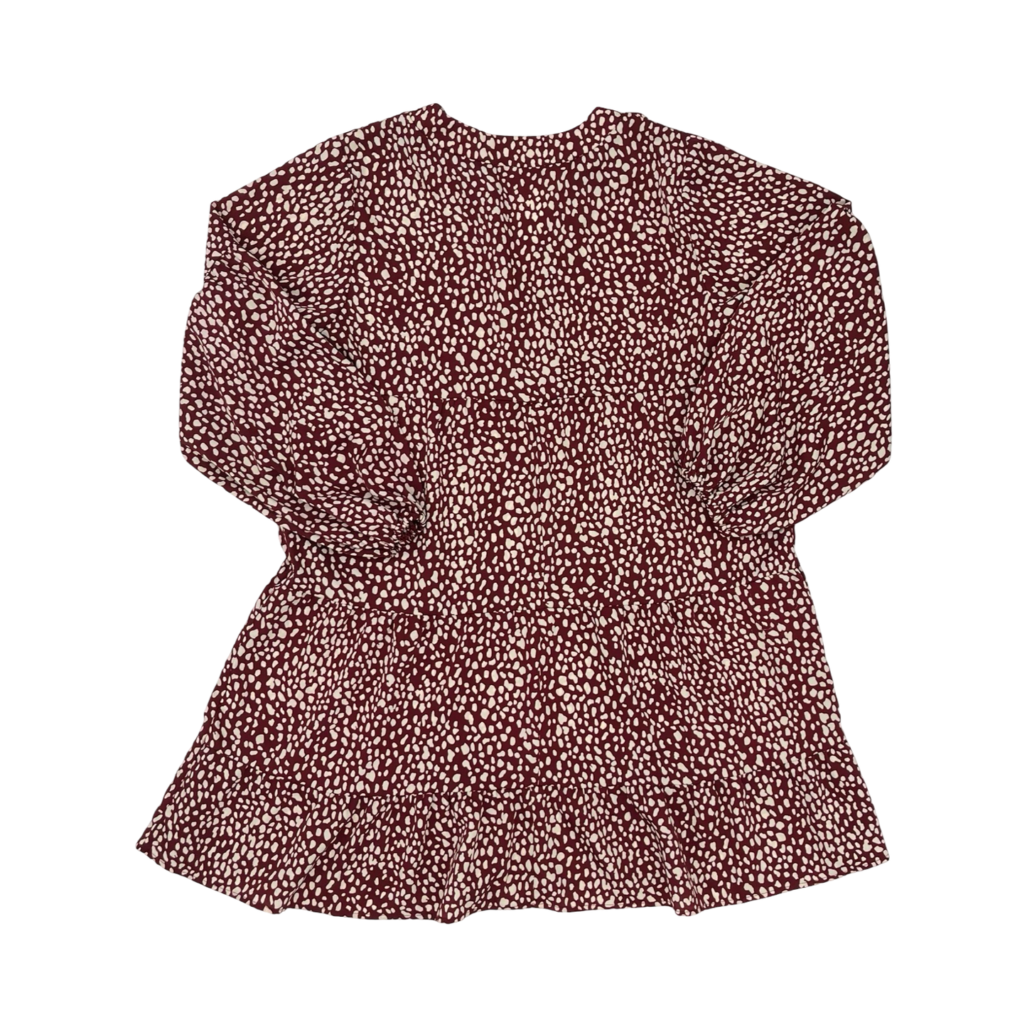Dress Casual Short By Cmf In Red & White, Size:M
