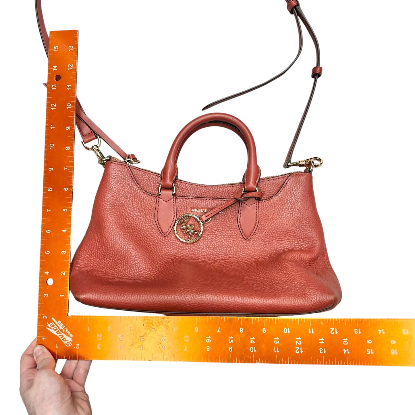 Crossbody Designer By Michael Kors, Size: Medium