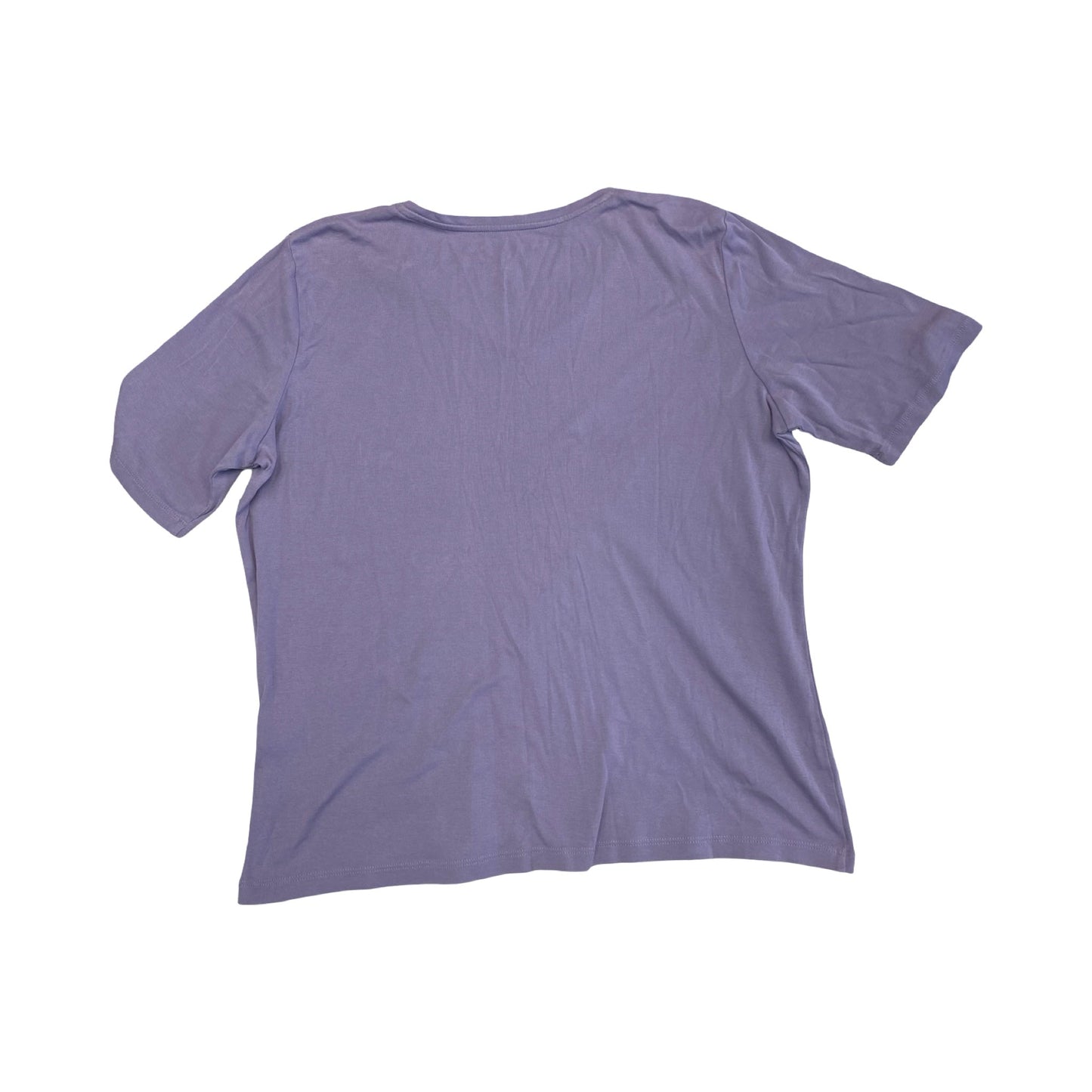 Top Ss Basic By Chicos In Purple, Size:L