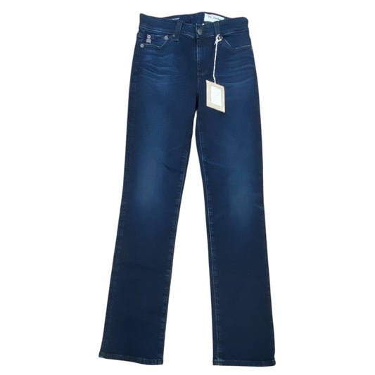 Jeans Straight By Ag Jeans In Blue, Size:0