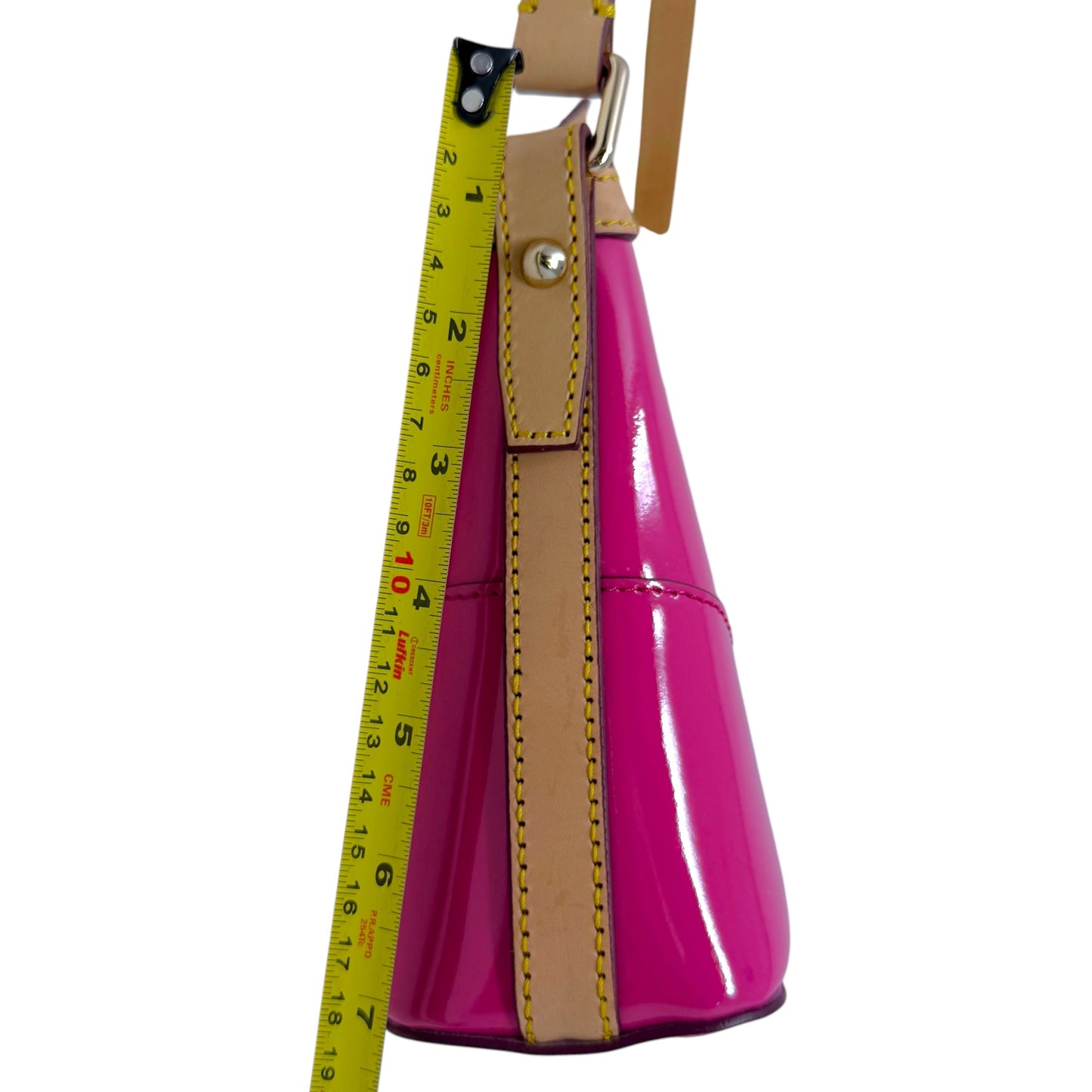 Patent Leather Baguette Designer By Dooney And Bourke In Fuchsia