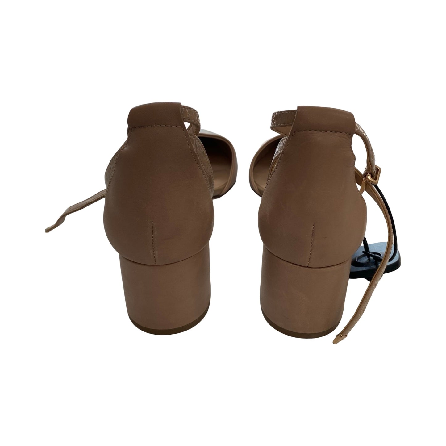 Shoes Heels Block By Aldo In Tan, Size:10