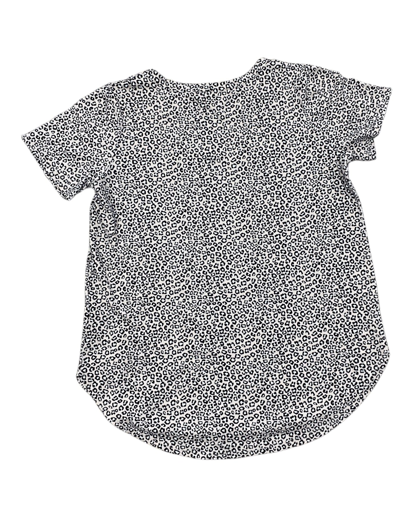 Top Ss By Clothes Mentor In Tan & White, Size:S