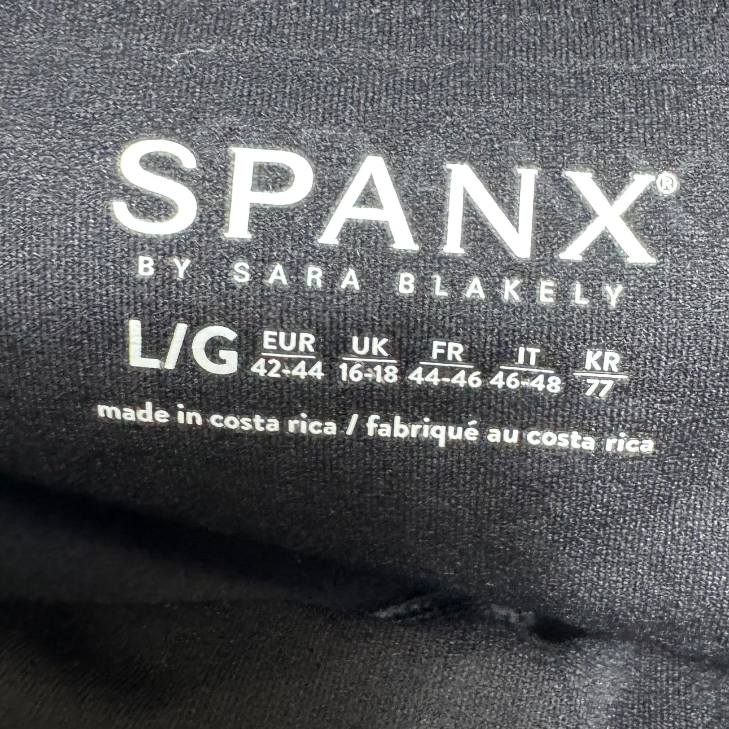 Athletic Capris By Spanx In Black, Size: L