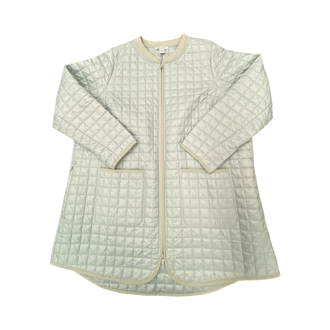 Jacket Puffer & Quilted By Athleta In Blue, Size:1X