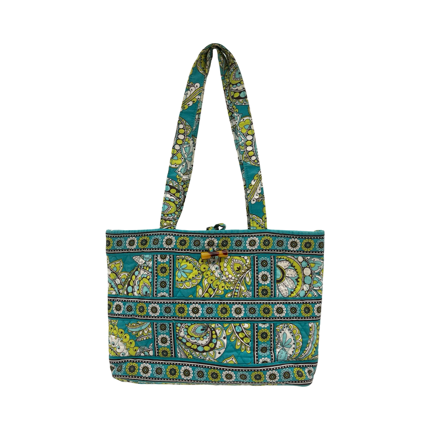 Handbag By Vera Bradley In Blue & Green, Size:Small