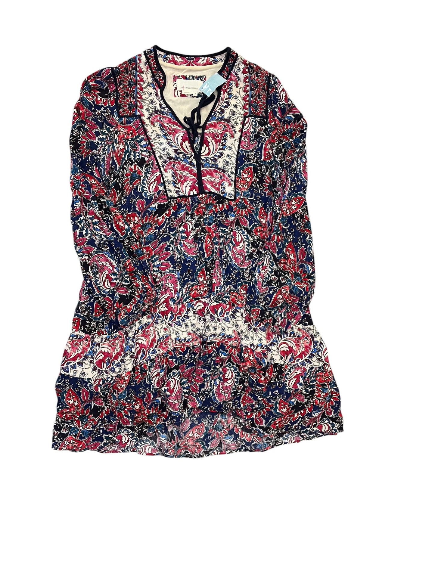 Dress Casual Midi By Anthropologie In Multi, Size:M