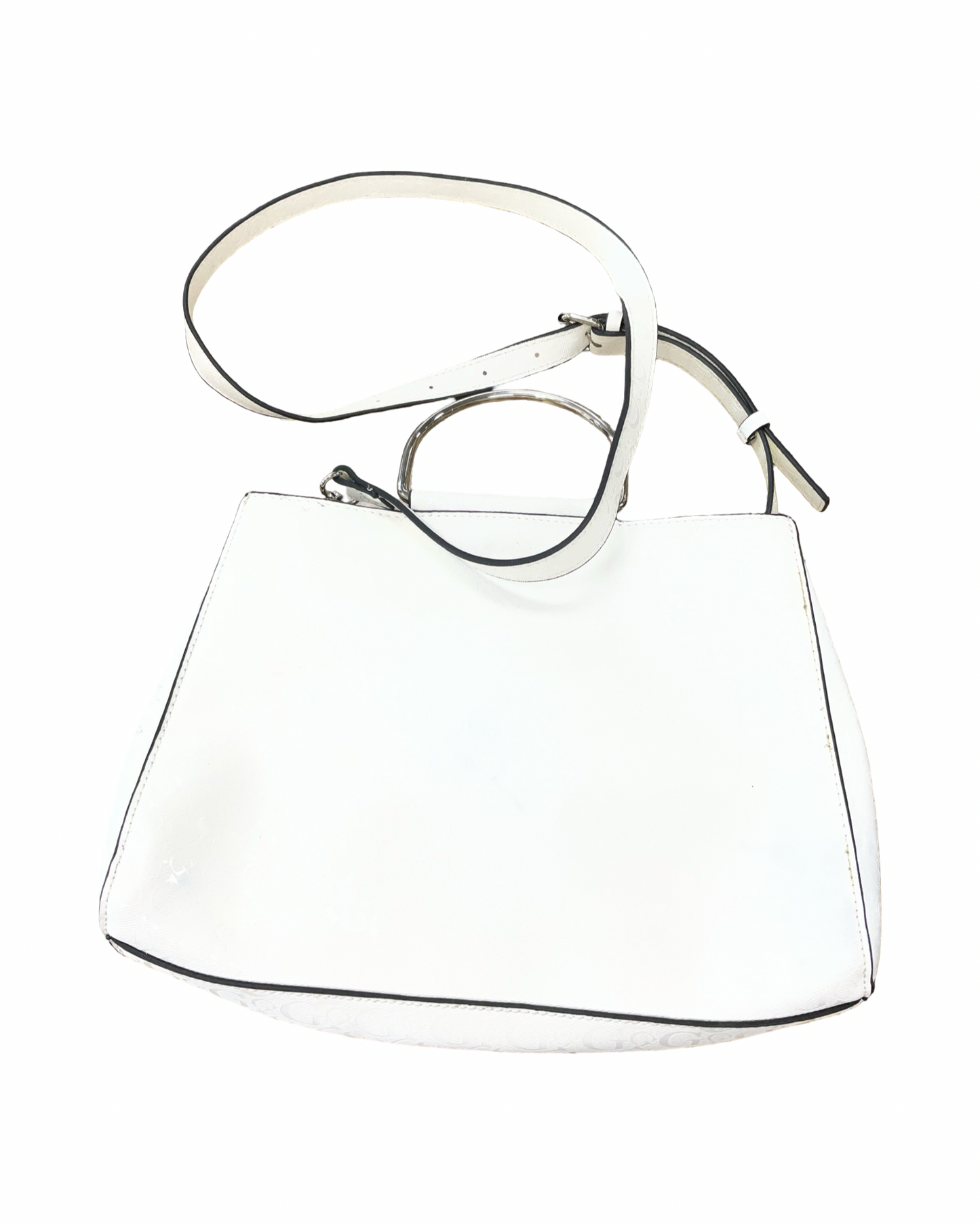 Crossbody By Guess In Cream, Size:Medium