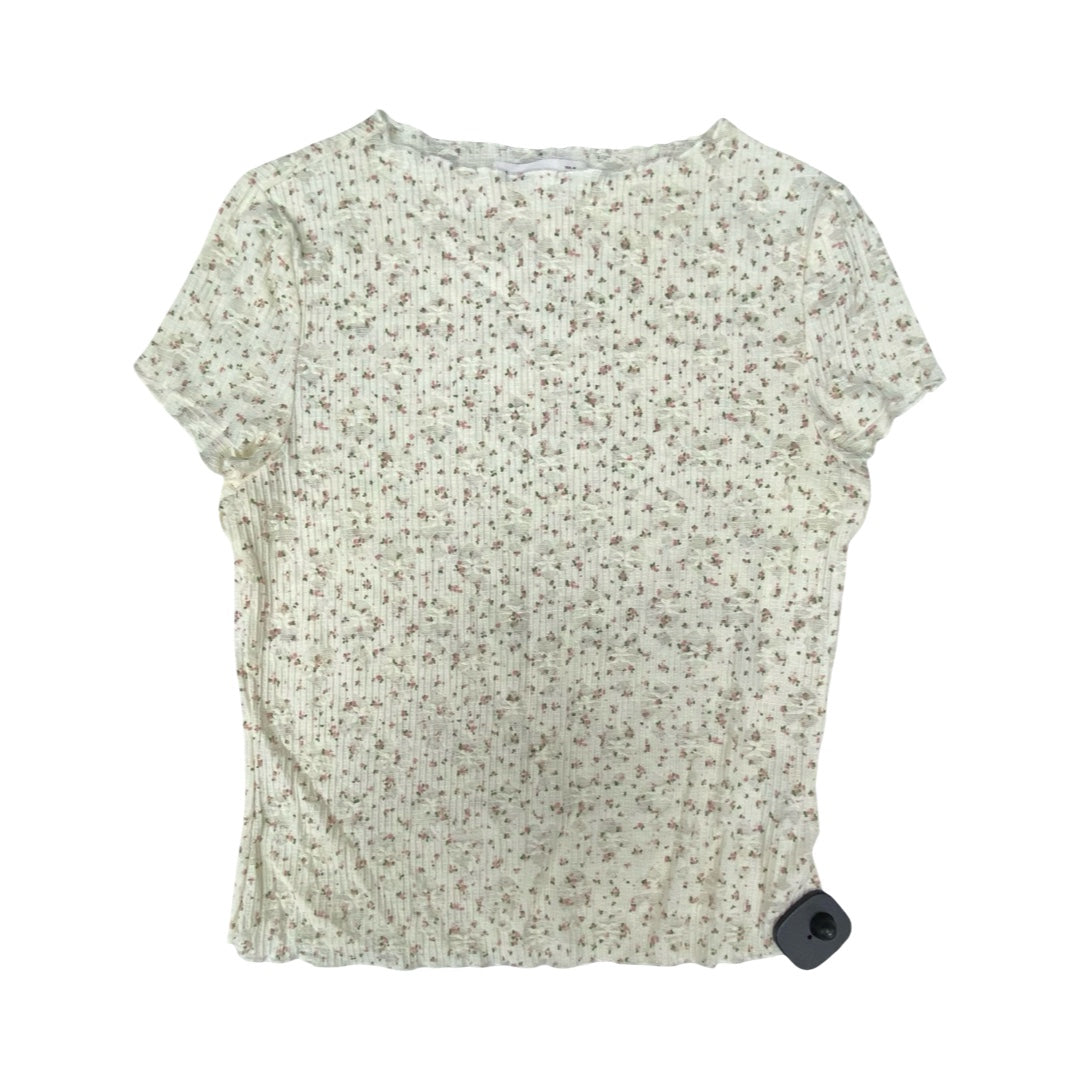 Top Ss By Elodie In Floral Print, Size:M