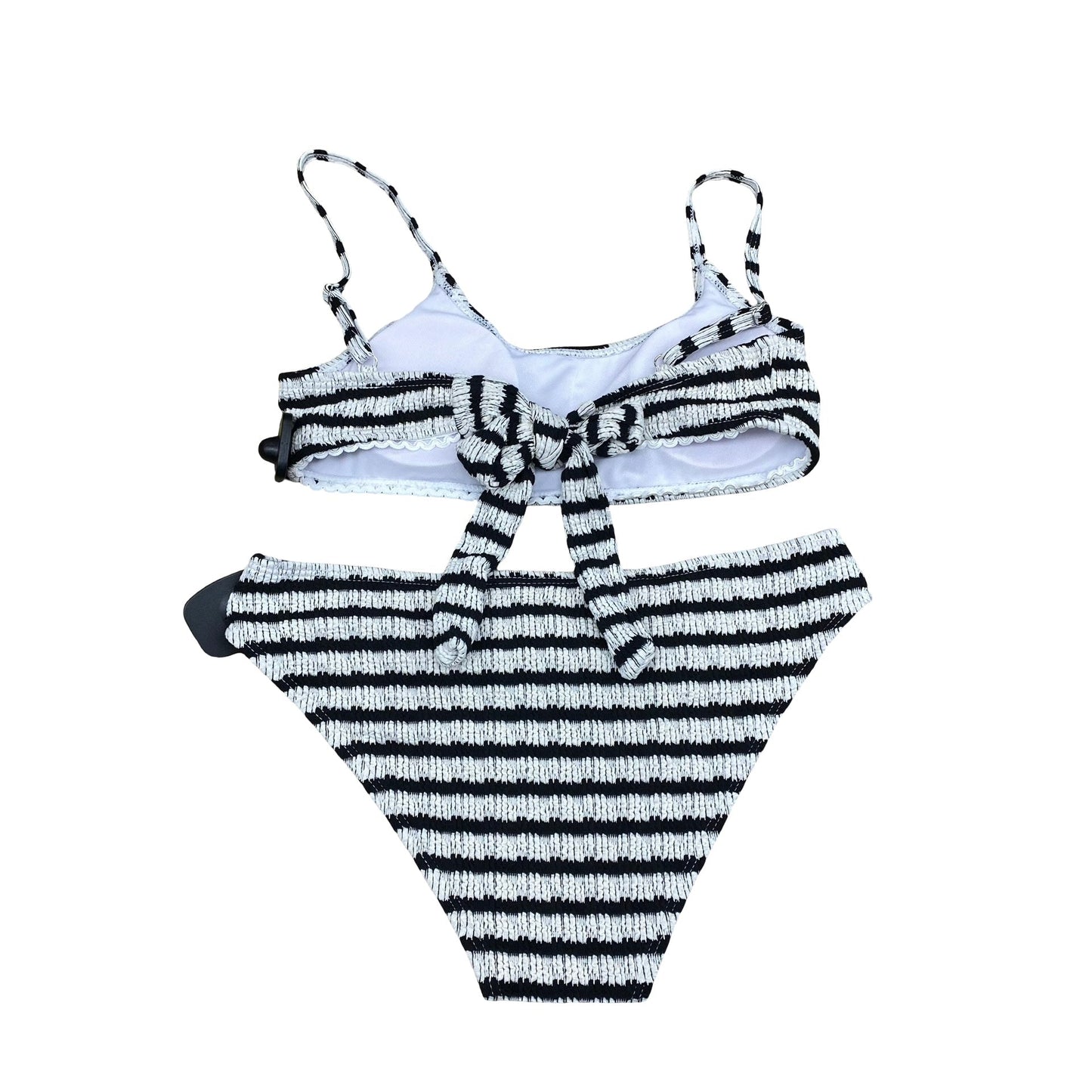 Swimsuit 2Pc By Cmc In Striped Pattern, Size:S