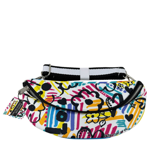 Graffiti Love Crossbody Belt Bag By Brighton, Size: Medium