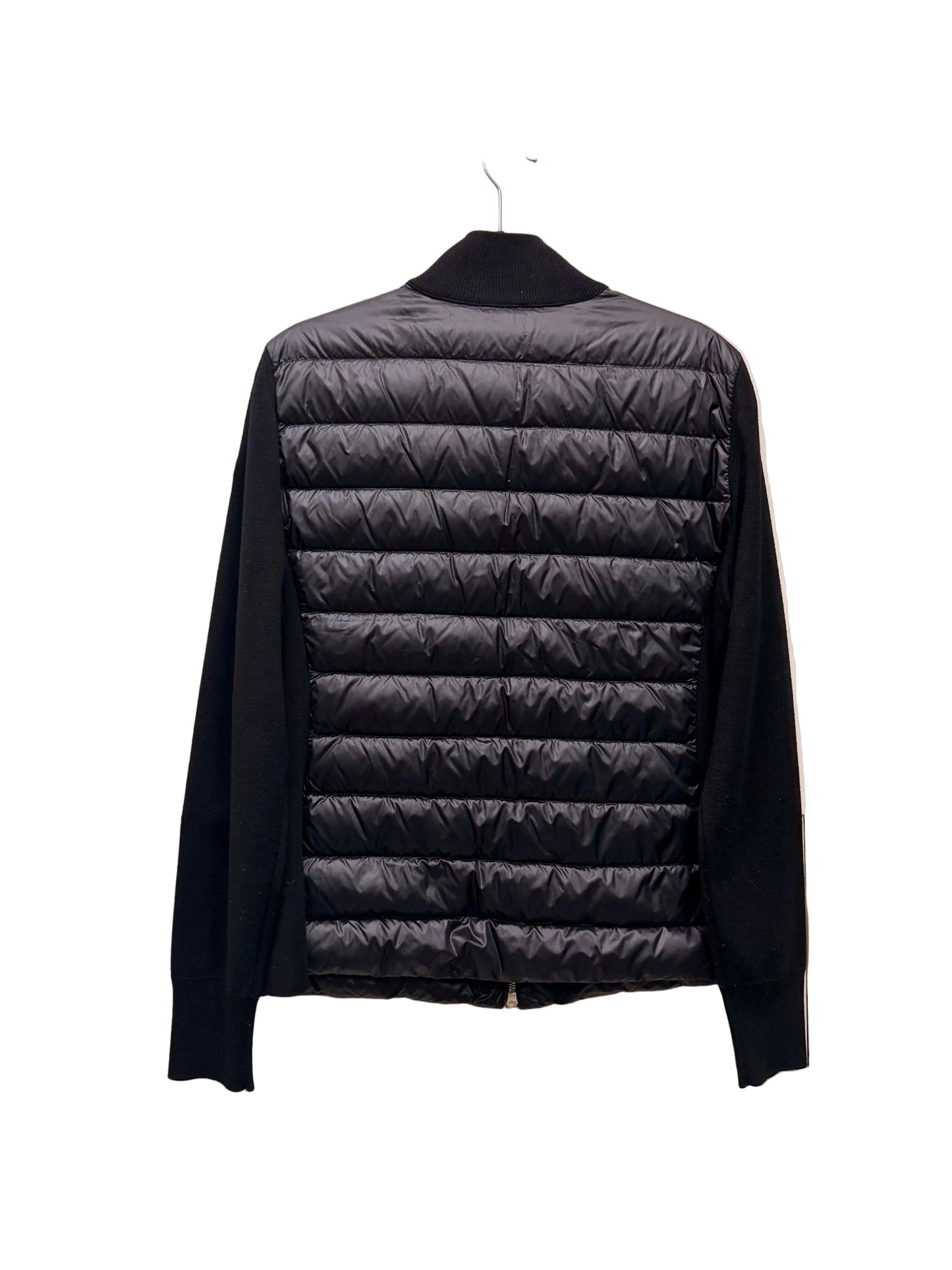 Jacket Luxury Designer By Moncler In Black, Size: Xl