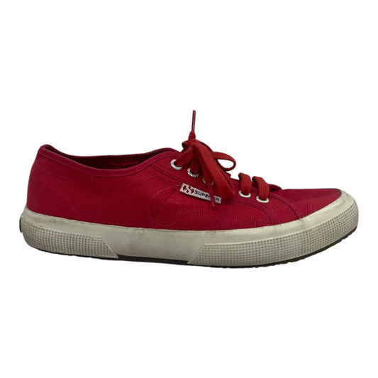 Shoes Sneakers By Superga In Red, Size:10