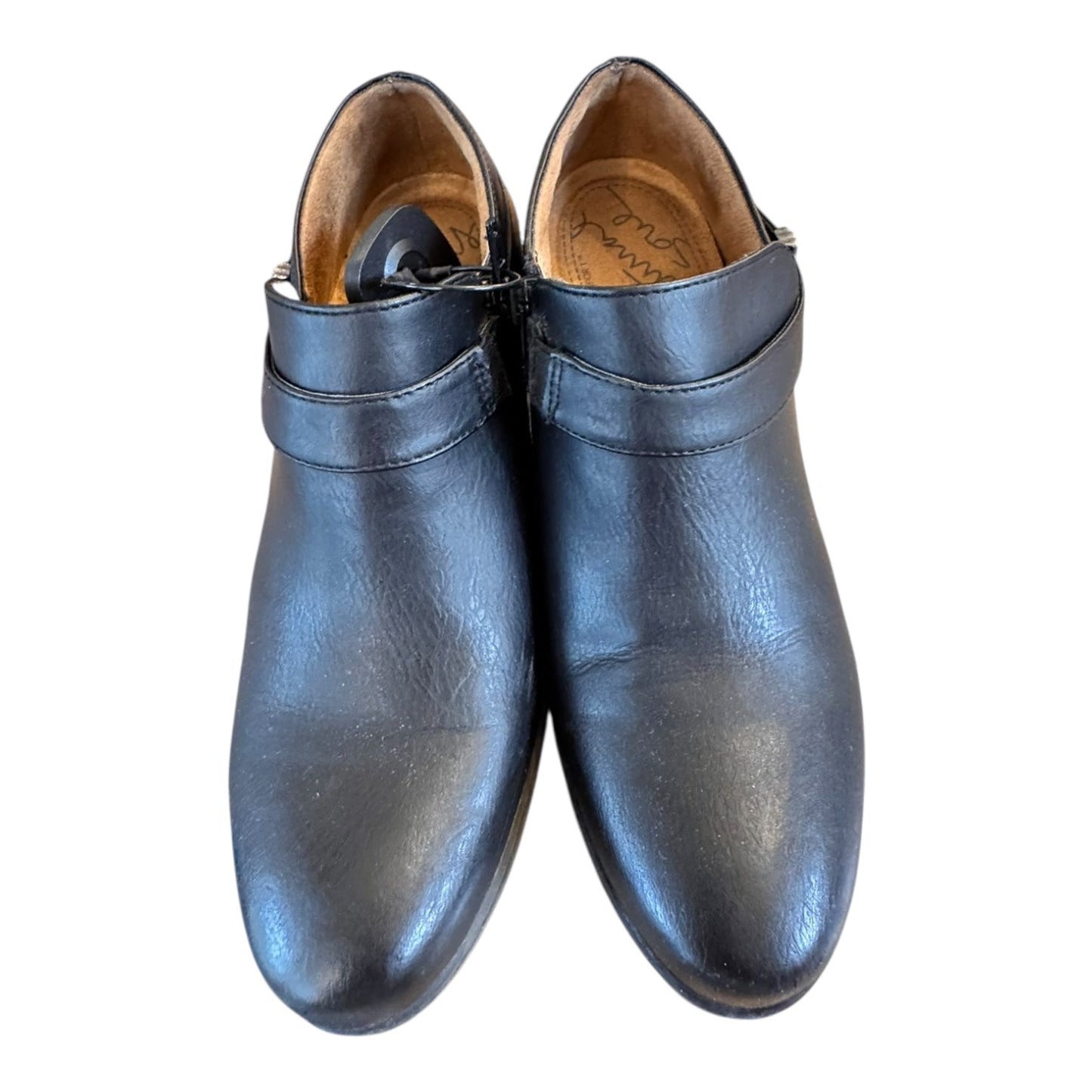 Shoes Heels Block By Natural Soul In Black, Size:6.5