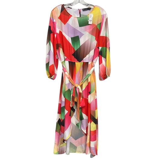 Dress Casual Midi By New York And Co In Multi, Size:Xl